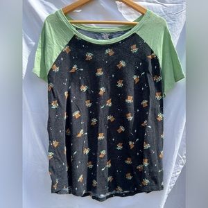 Torrid size 0 Star Wars Grogu Shirt